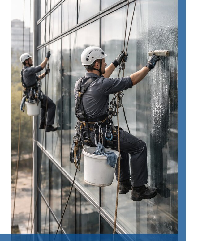 Мойка сплошного остекления в Холмске, заказать от 308 р.| ВЫСОТНИК-Хлм