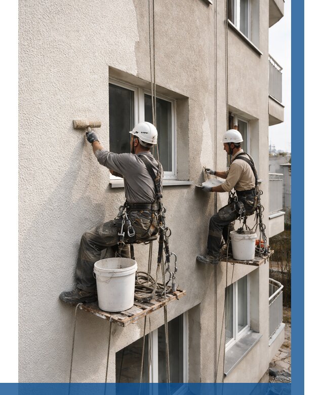 Нанесение короеда на фасад в Холмске от 462 р. | ВЫСОТНИК-Хлм