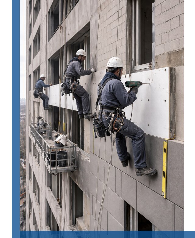 Монтаж фасадных термопанелей высокого качества в Холмске