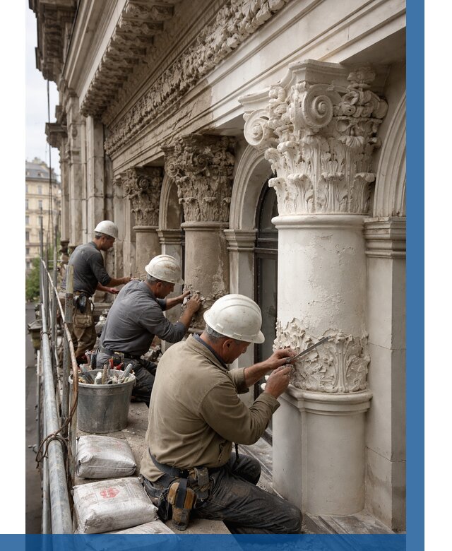 Реставрация фасадной лепнины в Холмске от 2568 р. | ВЫСОТНИК-Хлм