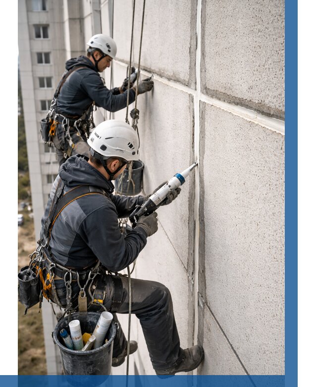 Герметизация межпанельных швов в Холмске от 719 р. | ВЫСОТНИК-Хлм