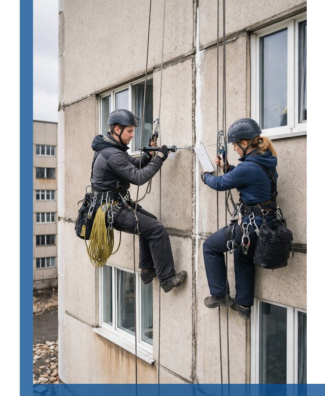 Герметизация межпанельных швов тёплым швом в Холмске