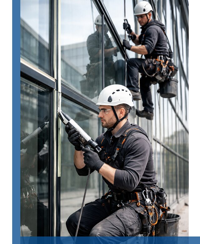 Герметизация витражных швов в Холмске для зданий и фасадов