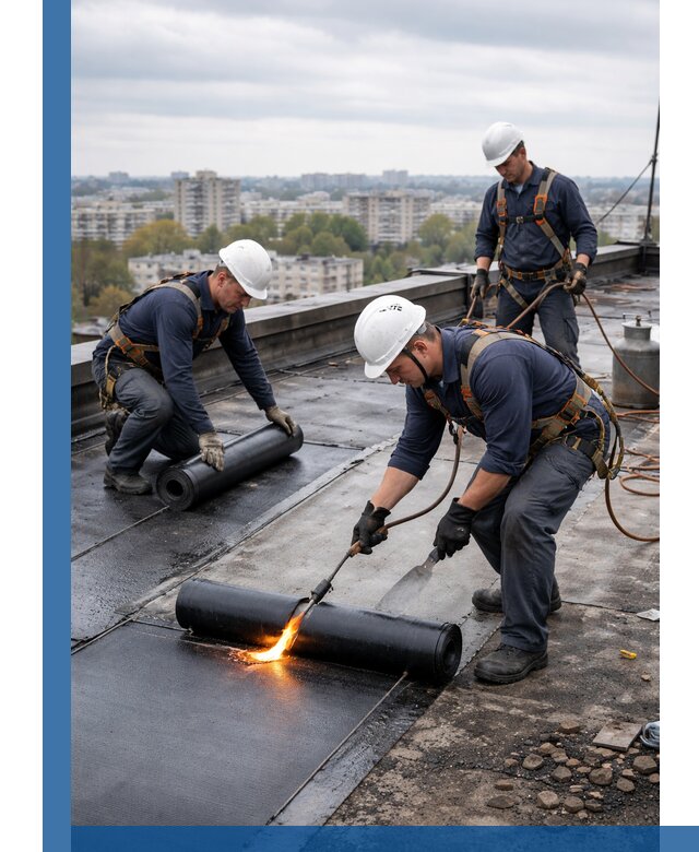 Ремонт наплавляемой кровли в Холмске качественно и надежно