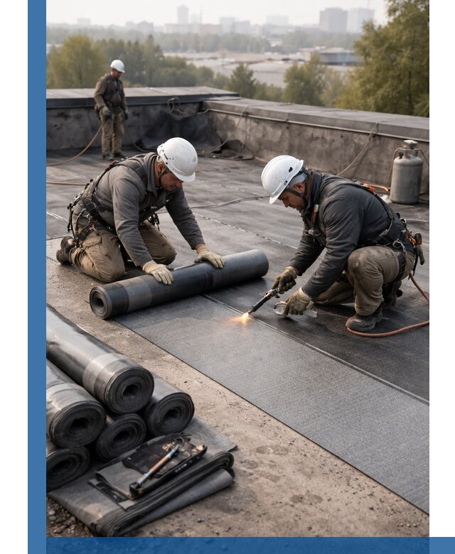 Монтаж мягкой кровли в Холмске профессионально и надежно