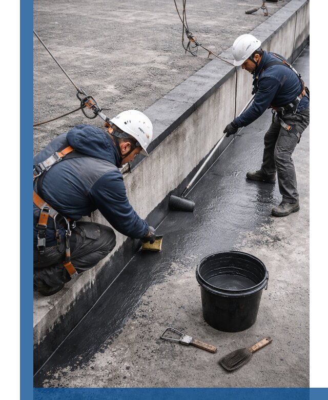 Гидроизоляция кровли жидкой резиной профессионально в Холмске