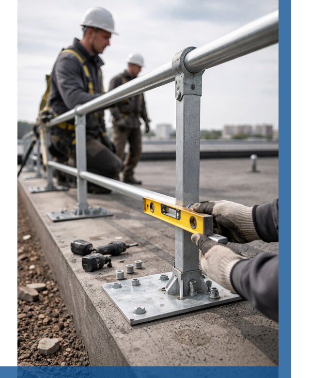 Монтаж кровельного ограждения в Холмске от 1233 р. | ВЫСОТНИК-Хлм