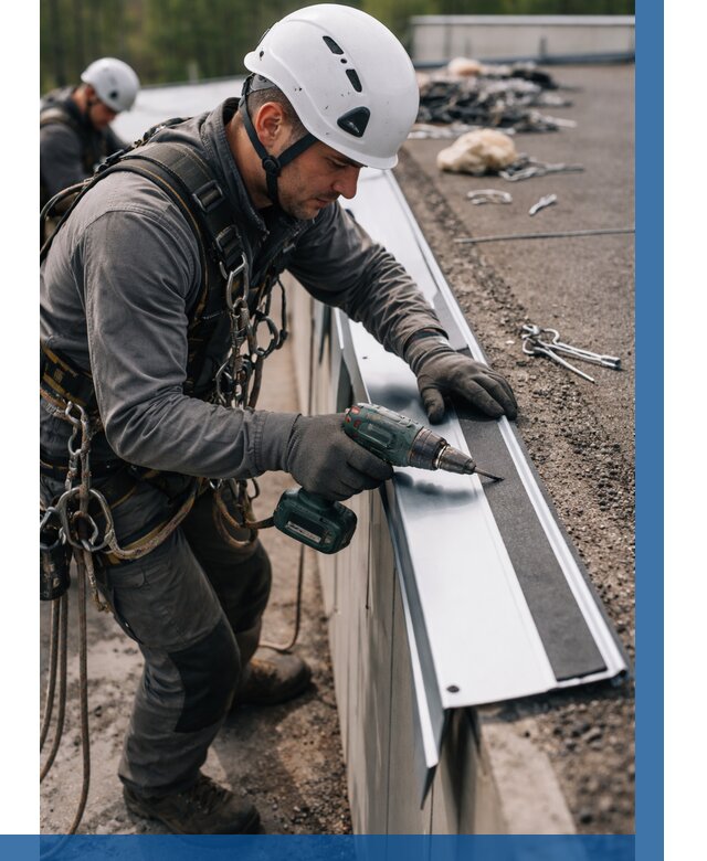 Монтаж капельника на кровле в Холмске от 308 р. | ВЫСОТНИК-Хлм