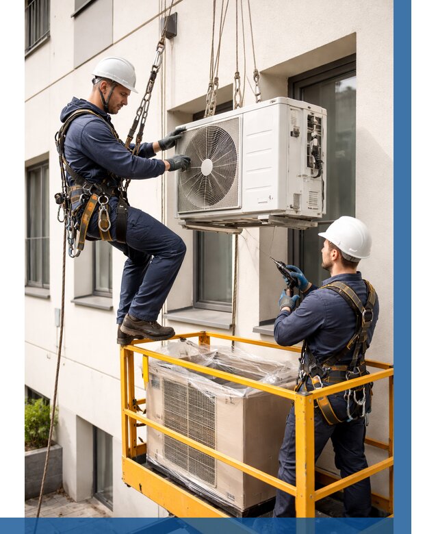 Демонтаж внешнего блока кондиционера в Холмске от 3595 р. | ВЫСОТНИК-Хлм