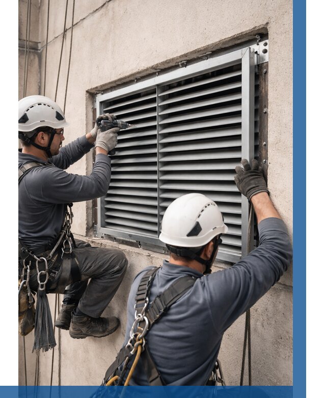 Монтаж вентиляционных решеток в Холмске от 4622 р. | ВЫСОТНИК-Хлм