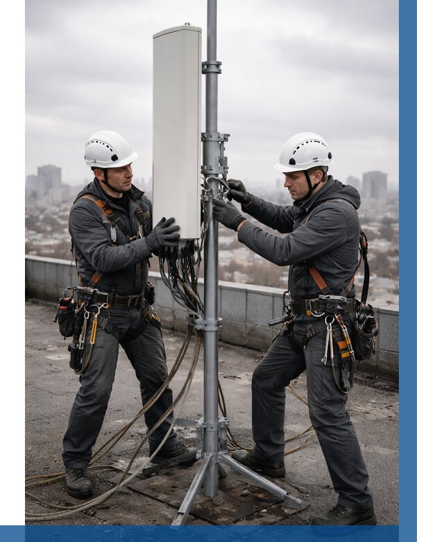 Монтаж антенн связи на крыше в Холмске от 8730 р. | ВЫСОТНИК-Хлм