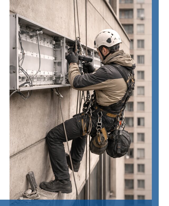 Ремонт вывески на высоте в Холмске от 4622 р. | ВЫСОТНИК-Хлм