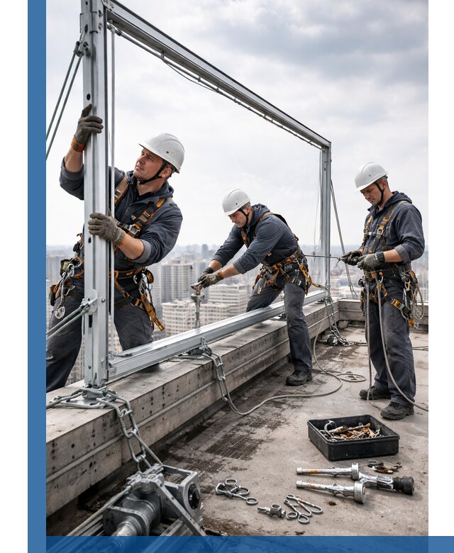 Монтаж крышных рекламных конструкций под ключ в Холмске