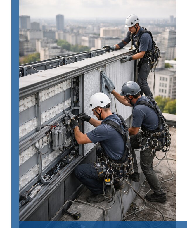 Профессиональное обслуживание крышной рекламы в Холмске под ключ