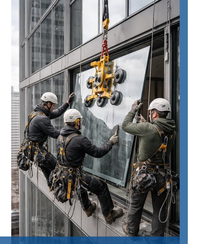 Фасадное остекление зданий под ключ в Холмске от 10271 р. | ВЫСОТНИК-Хлм