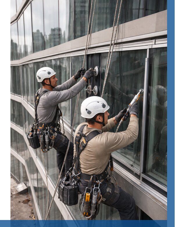 Радиусное остекление фасада в Холмске от 12325 р. | ВЫСОТНИК-Хлм