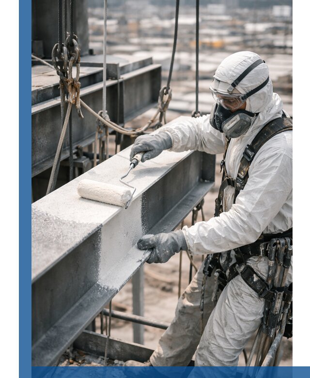 Профессиональная огнезащитная обработка металлоконструкций в Холмске