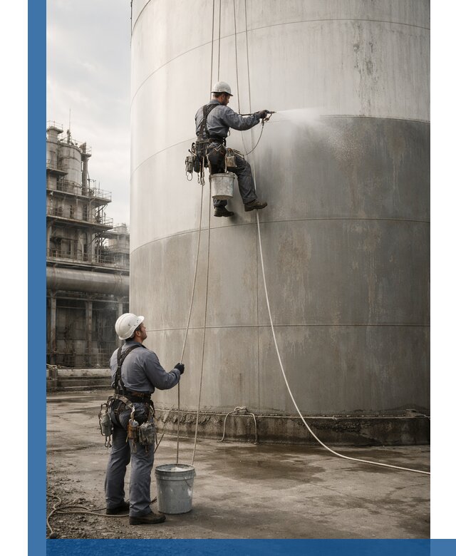 Покраска стальных резервуаров и емкостей в Холмске профессионально