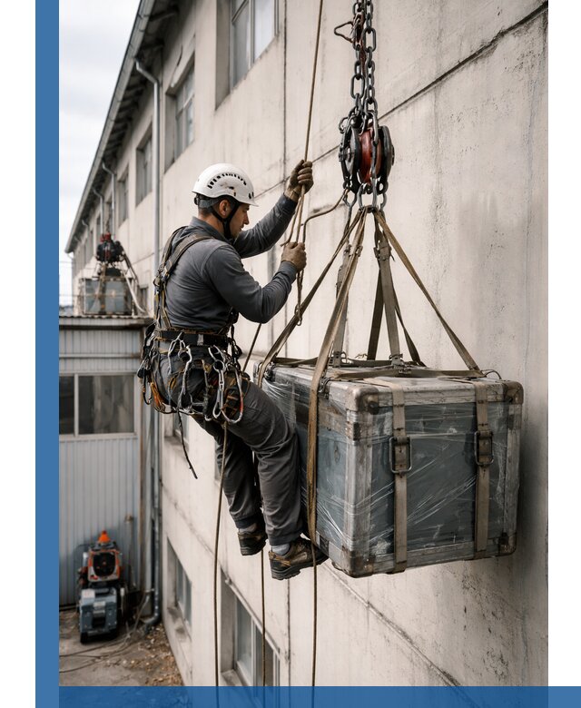 Подъем грузов на высоту в Холмске для промышленных объектов