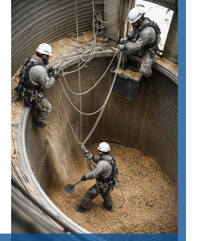 Чистка зерновых бункеров в Холмске от 12325 р. | ВЫСОТНИК-Хлм