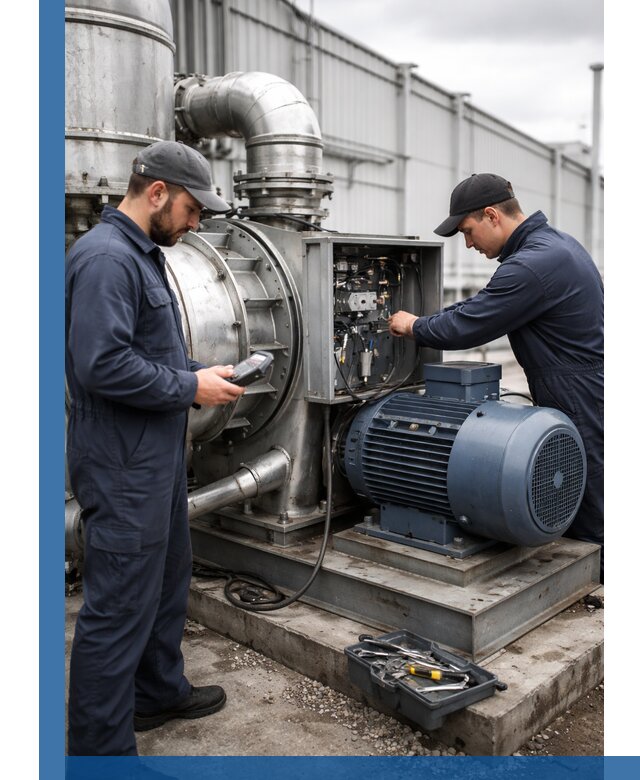 Техническое обслуживание промышленного оборудования в Холмске