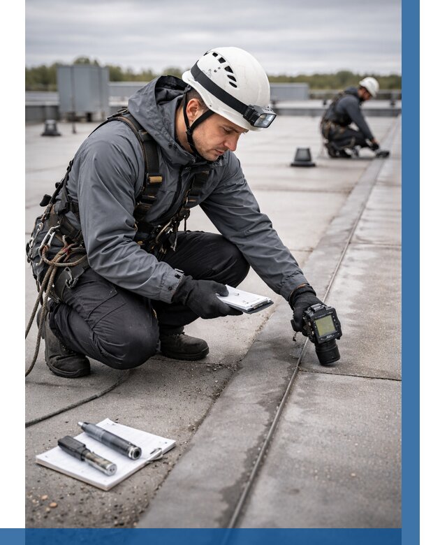 Обследование кровли на протечки в Холмске от 4622 р. | ВЫСОТНИК-Хлм