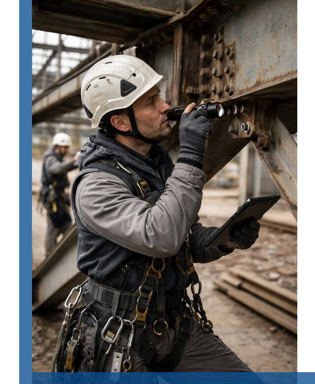 Обследование металлоконструкций и диагностика прочности в Холмске