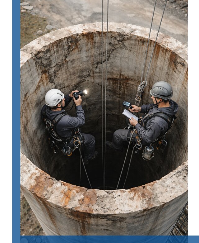 Обследование дымовой трубы: диагностика и оценка состояния в Холмске